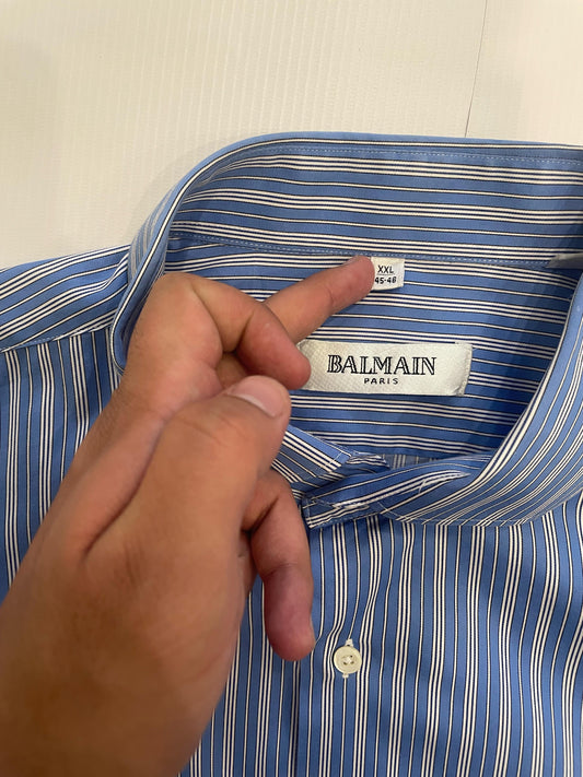 BALMAIN (PARIS) XXL STRIPE SHIRT