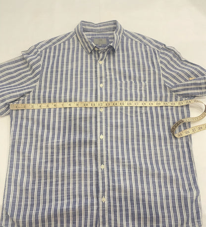 Marks & Spencer Half Sleeves Semi Linen Large Shirt